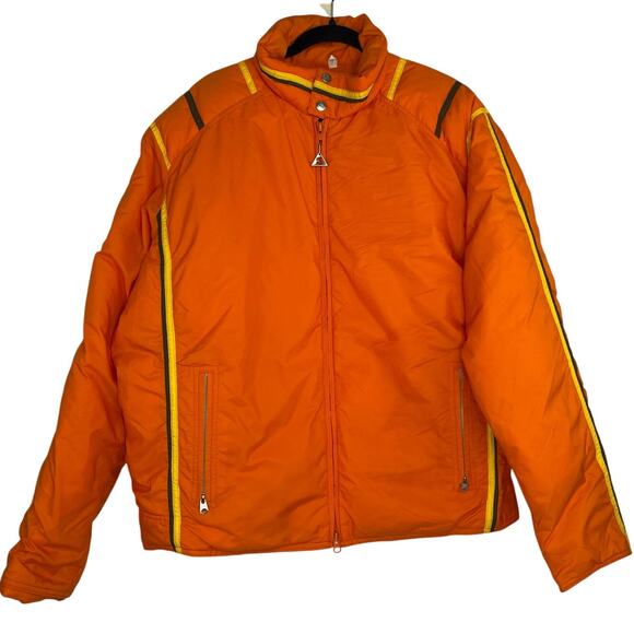 VTG Gerry Bright Orange Down Fill Mountain Work Jacket Men's XL Made in USA